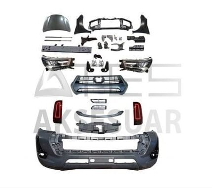 TOYOTA HILUX فيجو(2004-2015) ييني صندوق تحويل 2021 ريفو طقم بودي كيت - كامل طقم