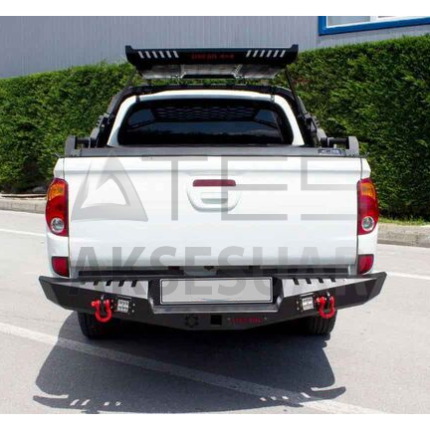 Mitsubishi L200 داكار فولاذ صدام خلفي رياضي ليد (بدون حساسات) 2010-2015 بين