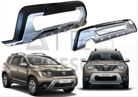 b860415f67e557c8ba873bfa63d99973.jpg DACIA DUSTER 2018+ أمامي-صدام خلفي رياضي حماية - الصورة 1