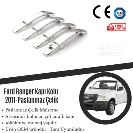 Ford Ranger 2011 باب يد باسلانماز فولاذ