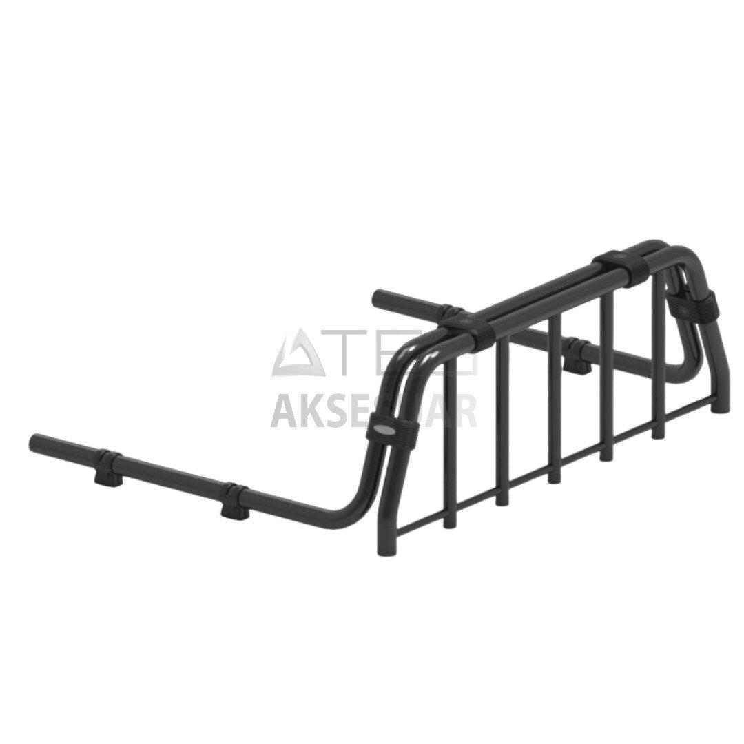 village-master-black-picku-boru-tip-rollbar-3.jpg MERCEDES X-CLASS 2017+ VİLLAGE MASTER BLACK PİCKUP BORU TİP ROLLBAR - Görsel 1
